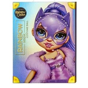 Rainbow High Rainbow Vision Costume Ball Fashion Doll, Violet Willow